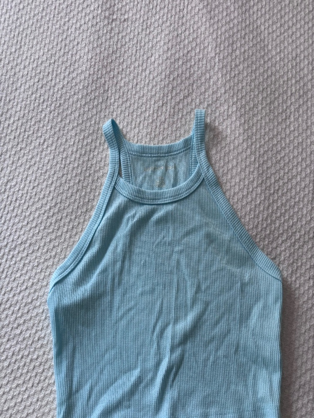 AE Light Blue Crop Top